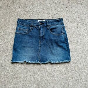 Rise Denim Skirt
